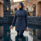 Luna Plus Burkini Damen in Navy – Große Größen Pool