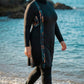 Luna Plus Black – Burkini Damen Große Größen, elegante Seitenansicht